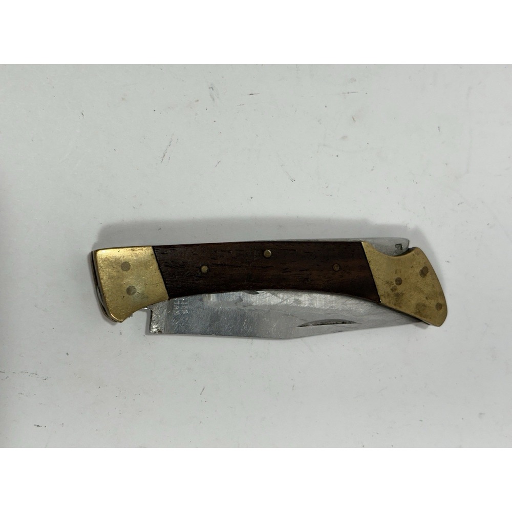 VINTAGE STAINLESS WOOD PAKISTAN KNIFE‎ Used